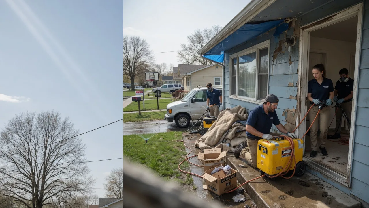 Basement Flood Cleanup in Bellville, TX near me